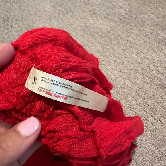 Free People Women's Adella Cami Red - Picture 3 of 6